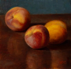 Blue and Gold oil painting